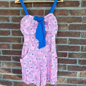 My Little Pony Romper * Ladies Size Large 10/12 * Pink / Blue * Pockets